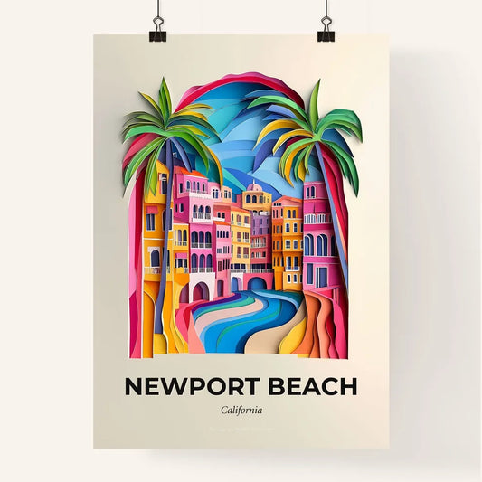 Vivid Newport Beach, California, Colorful Poster