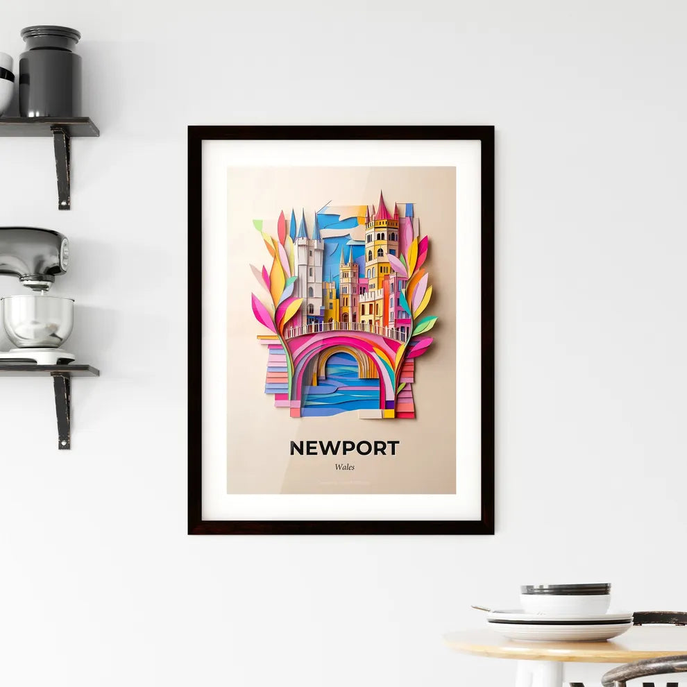 Vivid Newport, Wales, Framed Wall Art