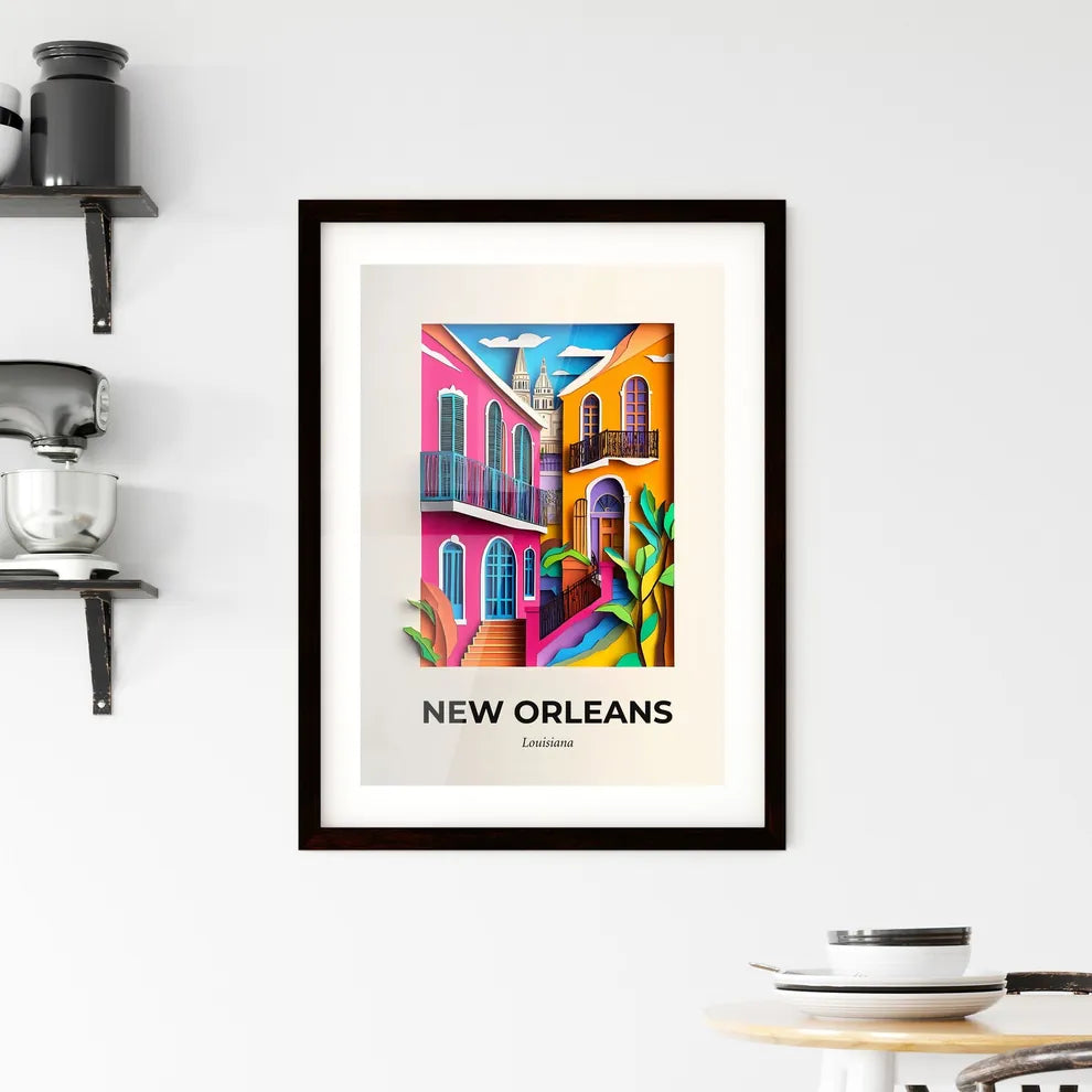 Vivid New Orleans, Louisiana, Framed Wall Art