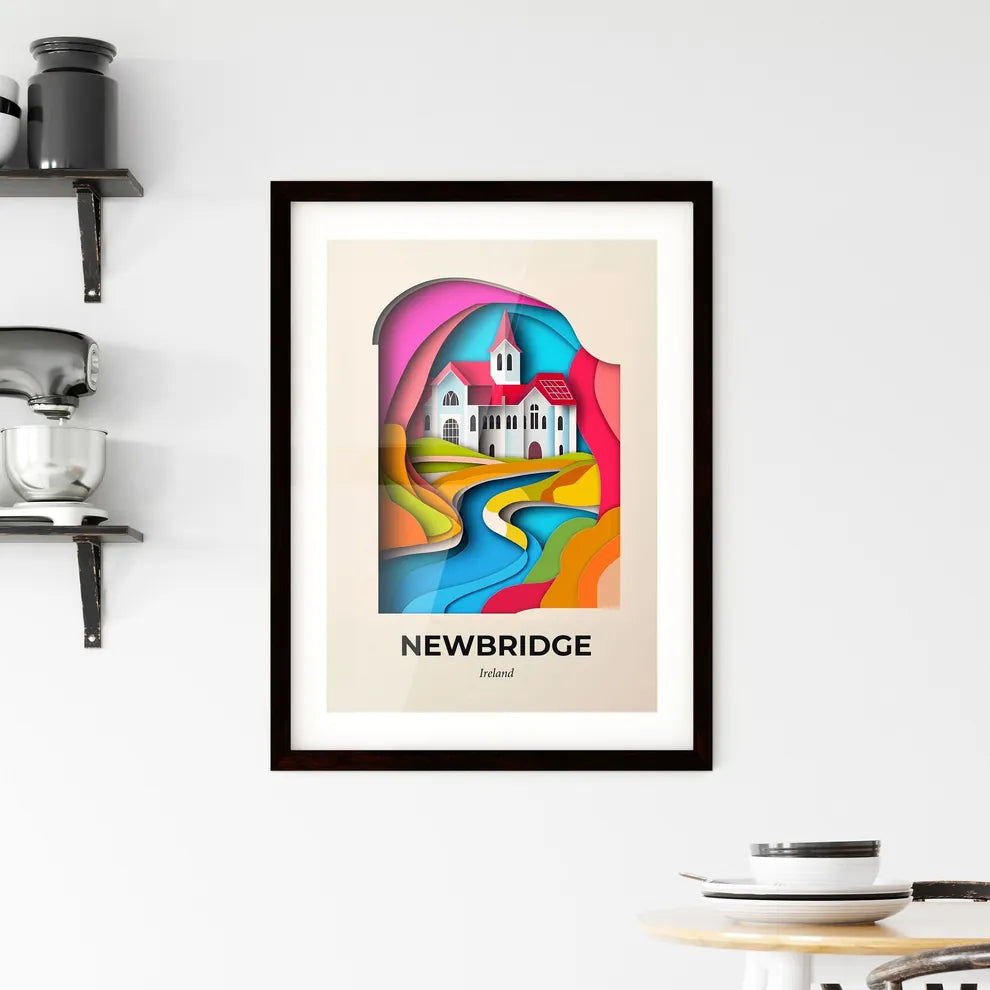 Vivid Newbridge, Ireland, Framed Wall Art