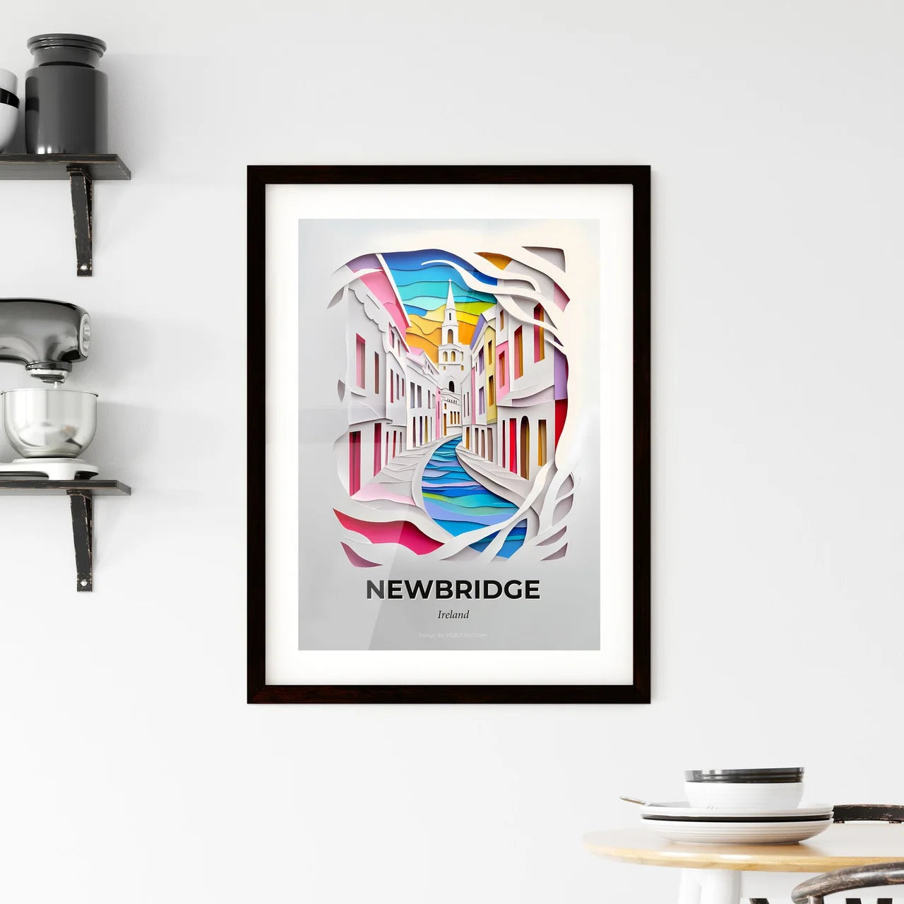 Vivid Newbridge, Ireland, Framed Wall Art