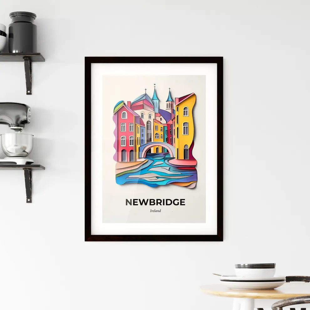 Vivid Newbridge, Ireland, Framed Wall Art