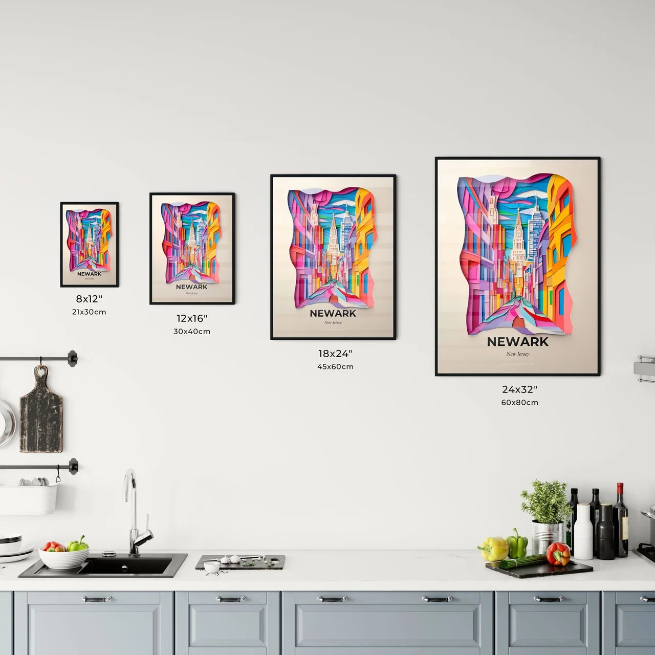 Vivid Newark, New Jersey, Kitchen Art