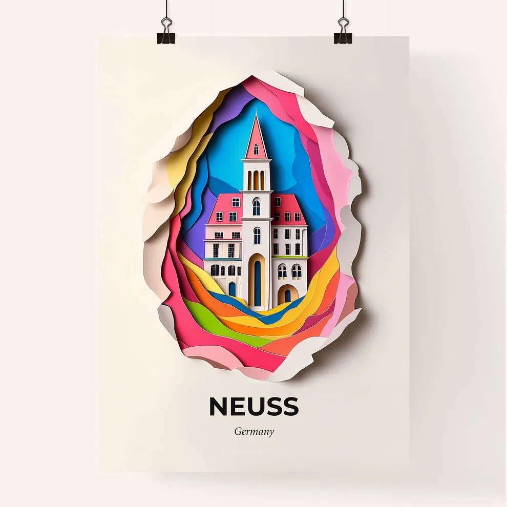 Vivid Neuss, Germany, Colorful Poster