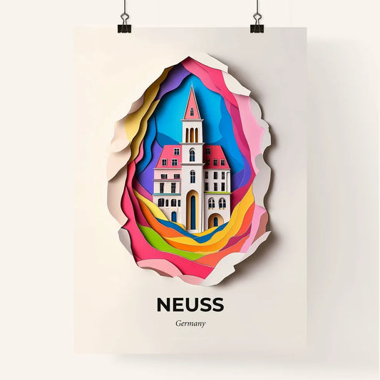 Vivid Neuss, Germany, Colorful Poster