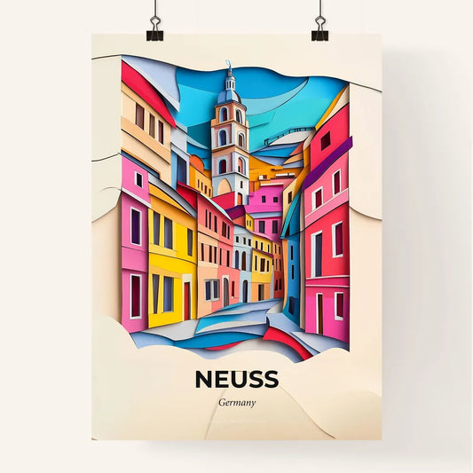 Vivid Neuss, Germany, Colorful Poster
