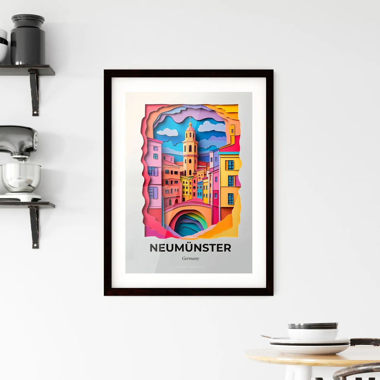 Vivid Neumunster, Germany, Framed Wall Art