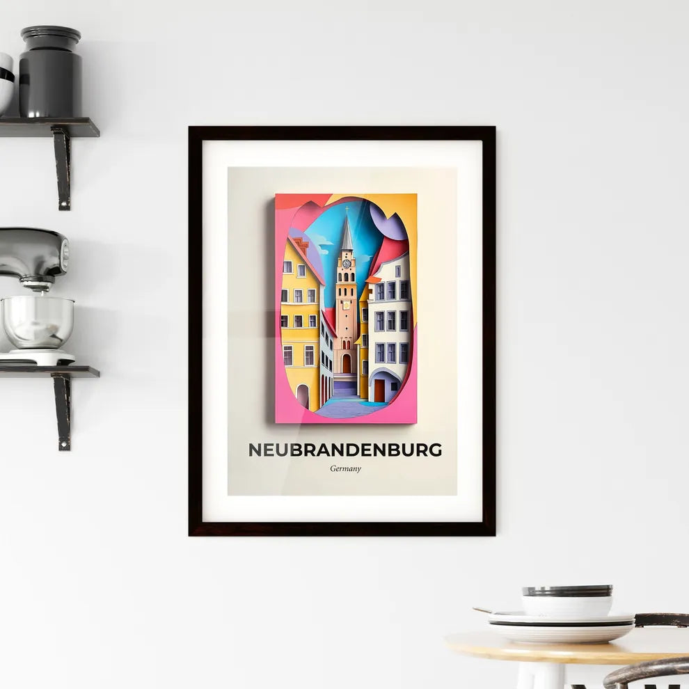 Vivid Neubrandenburg, Germany, Framed Wall Art