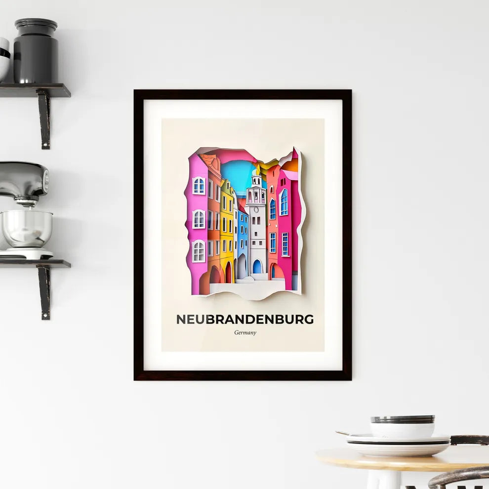 Vivid Neubrandenburg, Germany, Framed Wall Art