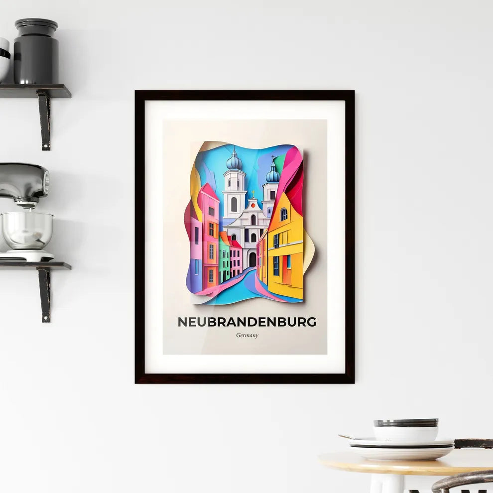 Vivid Neubrandenburg, Germany, Framed Wall Art