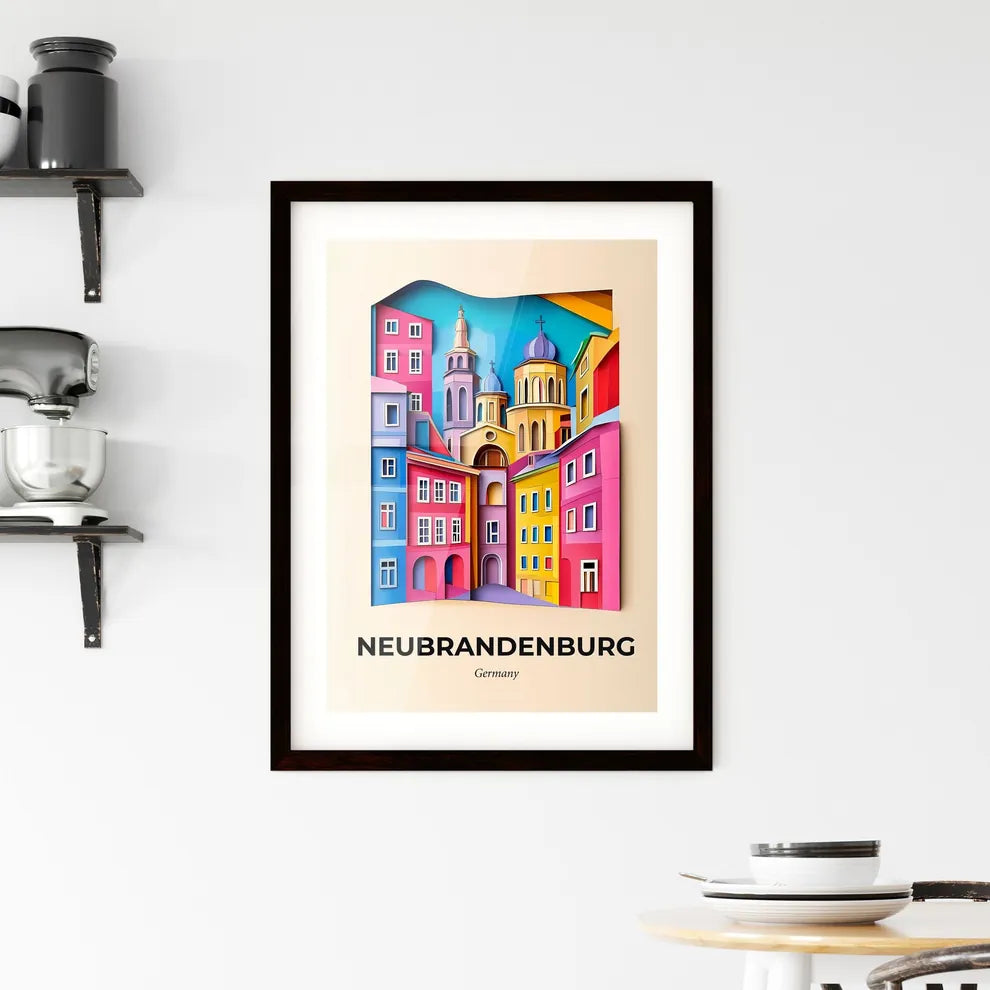 Vivid Neubrandenburg, Germany, Framed Wall Art