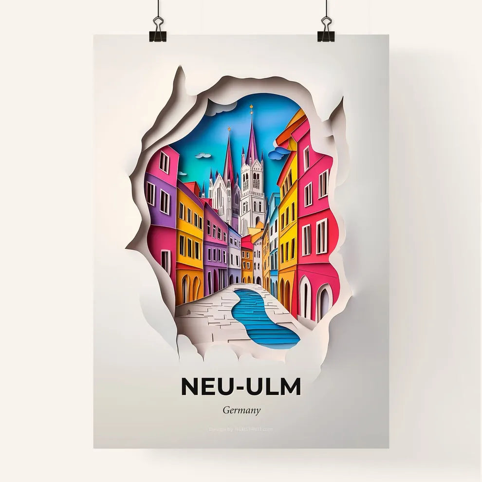 Vivid Ne, Colorful Poster