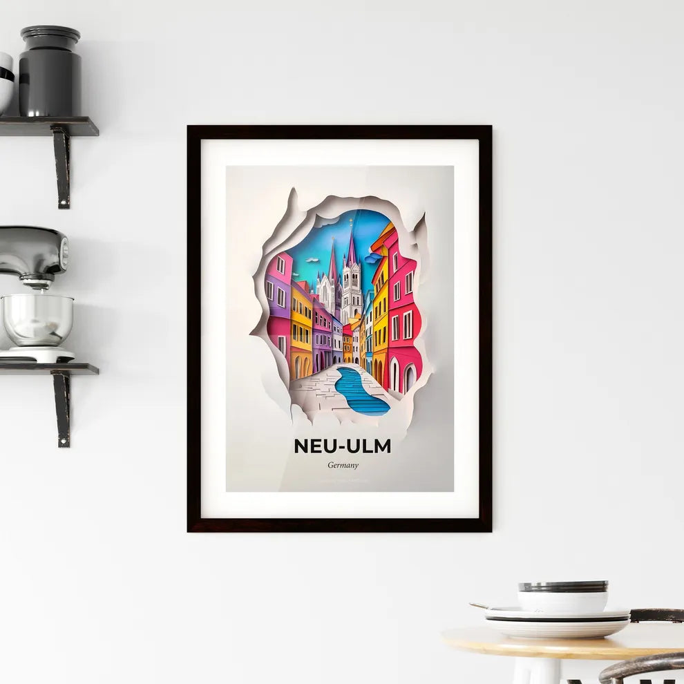 Vivid Ne, Framed Wall Art