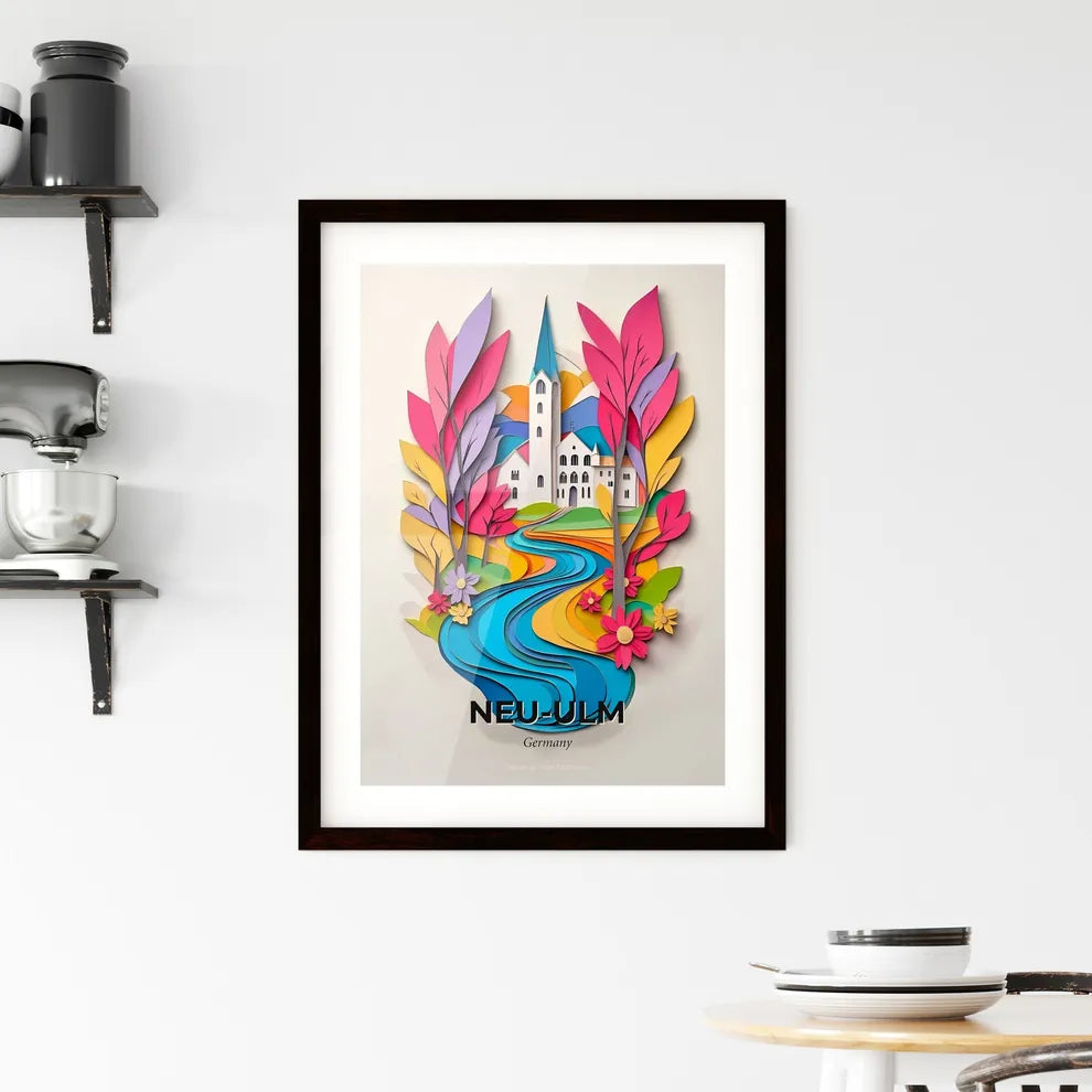 Vivid Ne, Framed Wall Art
