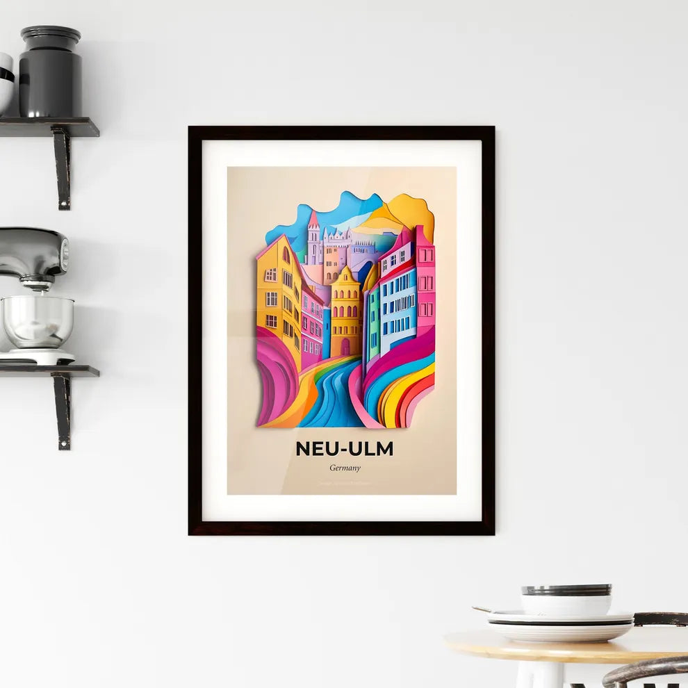 Vivid Ne, Framed Wall Art