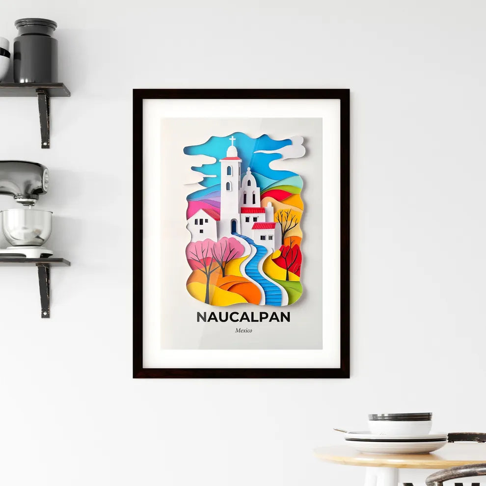 Vivid Naucalpan, Mexico, Framed Wall Art