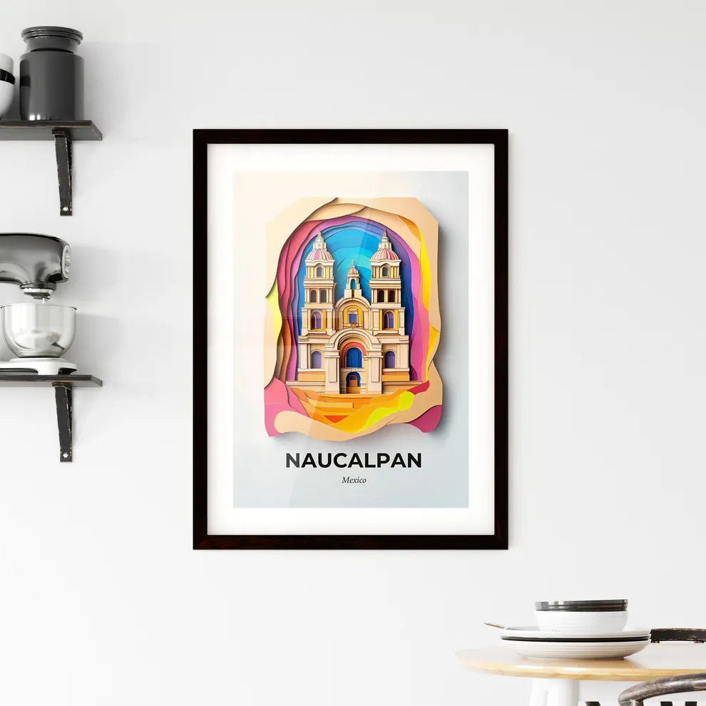 Vivid Naucalpan, Mexico, Framed Wall Art
