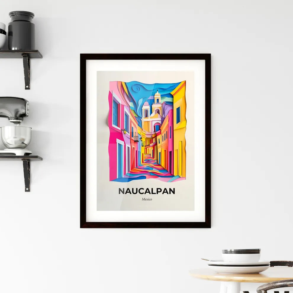 Vivid Naucalpan, Mexico, Framed Wall Art
