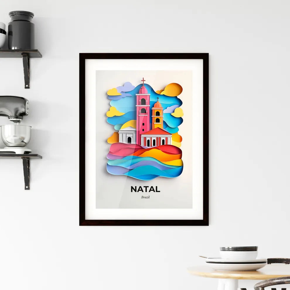 Vivid Natal, Brazil, Framed Wall Art