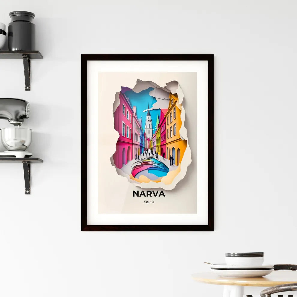 Vivid Narva, Estonia, Framed Wall Art