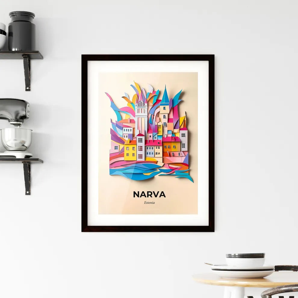 Vivid Narva, Estonia, Framed Wall Art