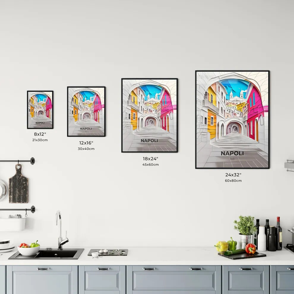 Vivid Naples, Italy, Kitchen Art