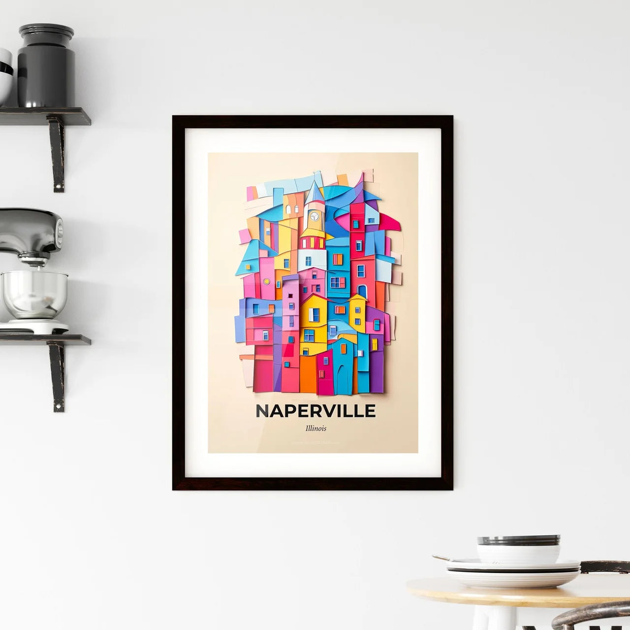 Vivid Naperville, Illinois, Framed Wall Art
