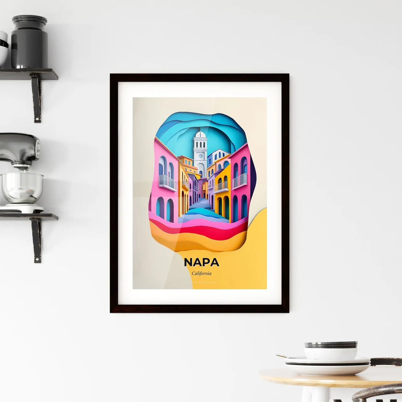 Vivid Napa, California, Framed Wall Art