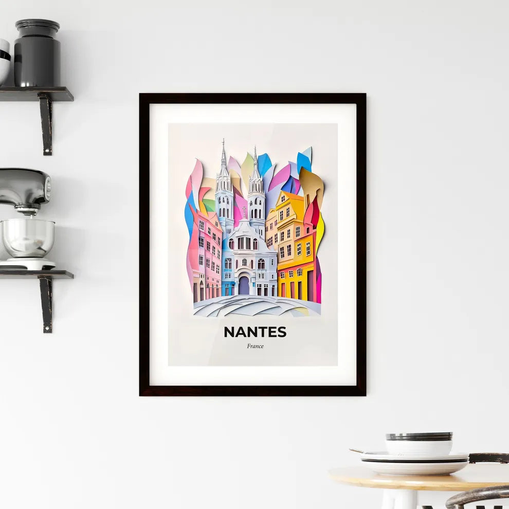 Vivid Nantes, France, Framed Wall Art
