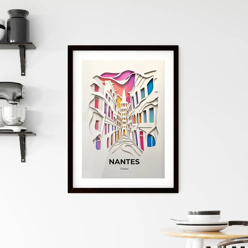 Vivid Nantes, France, Framed Wall Art