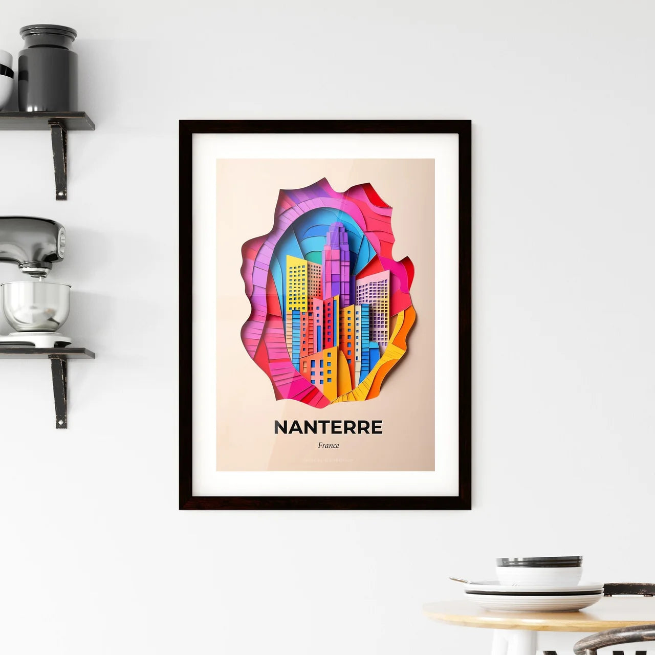 Vivid Nanterre, France, Framed Wall Art