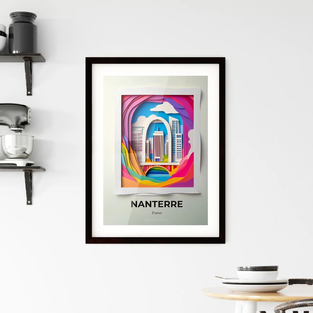 Vivid Nanterre, France, Framed Wall Art