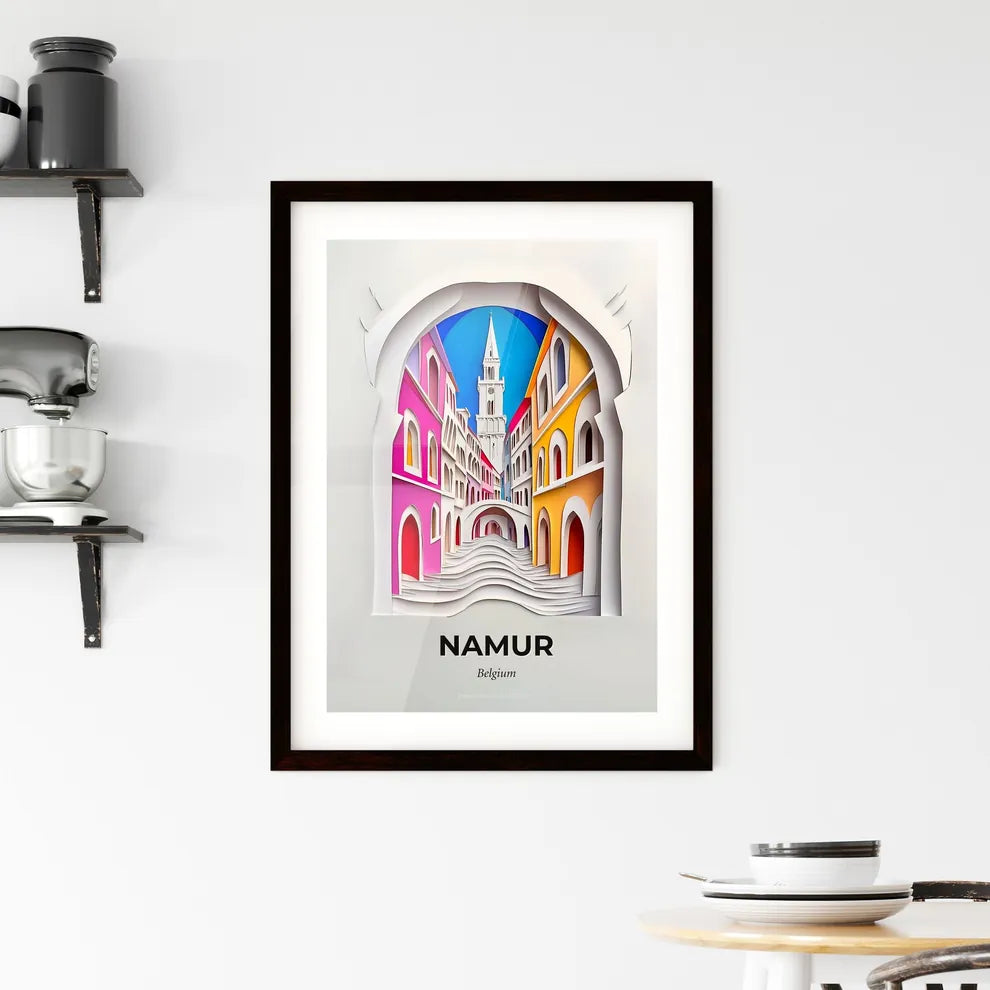 Vivid Namur , Belgium, Framed Wall Art
