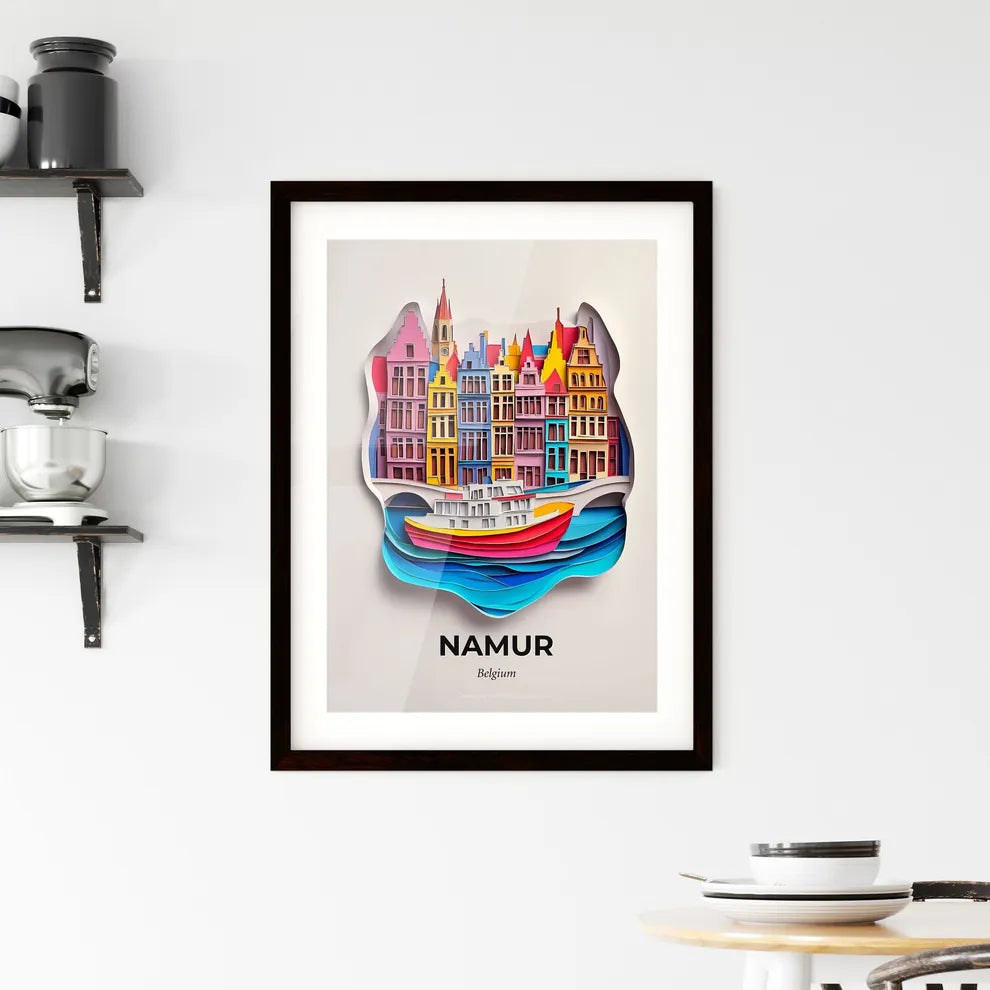 Vivid Namur , Belgium, Framed Wall Art