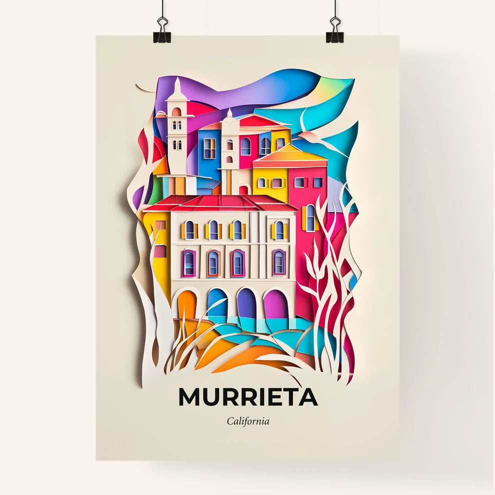 Vivid Murrieta, California, Colorful Poster