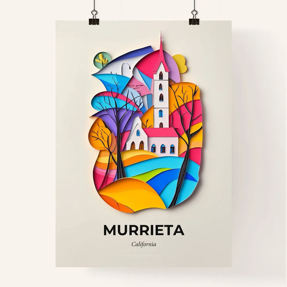 Vivid Murrieta, California, Colorful Poster