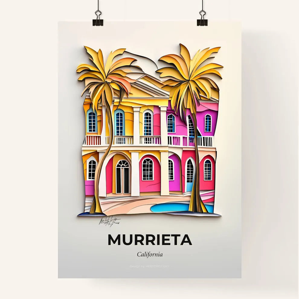 Vivid Murrieta, California, Colorful Poster