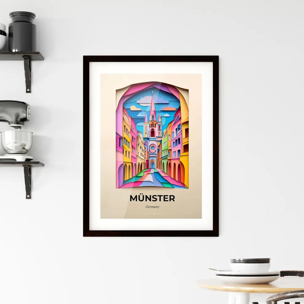 Vivid Münster, Germany, Framed Wall Art