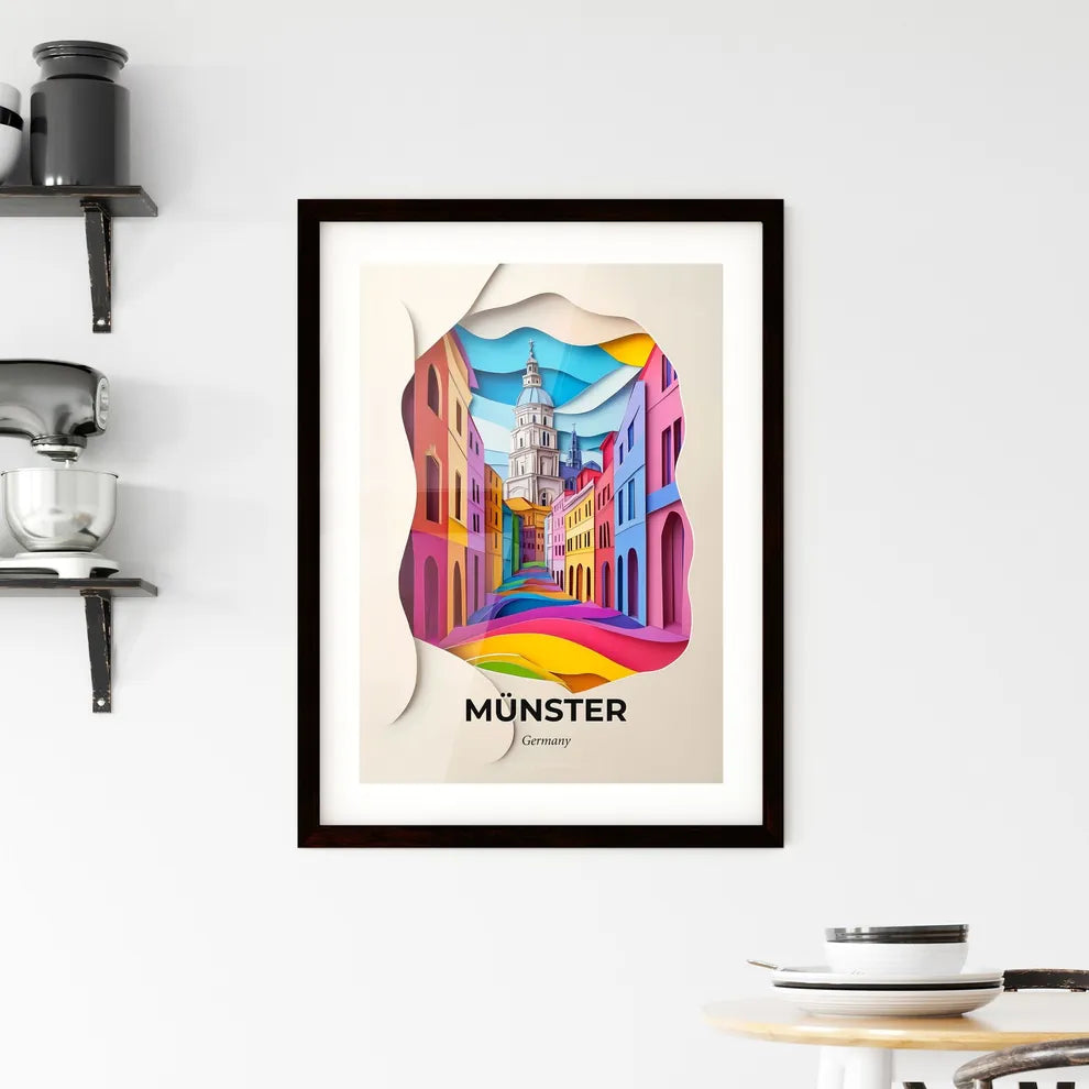 Vivid Münster, Germany, Framed Wall Art