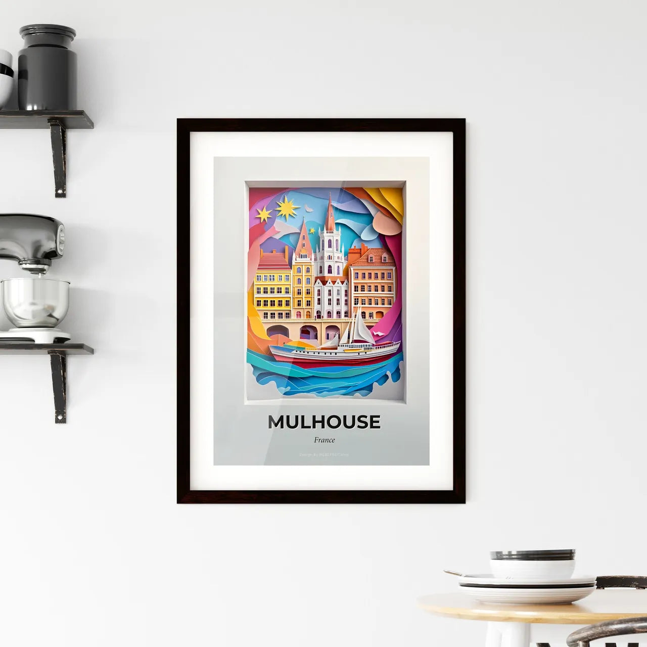 Vivid Mulhouse, France, Framed Wall Art