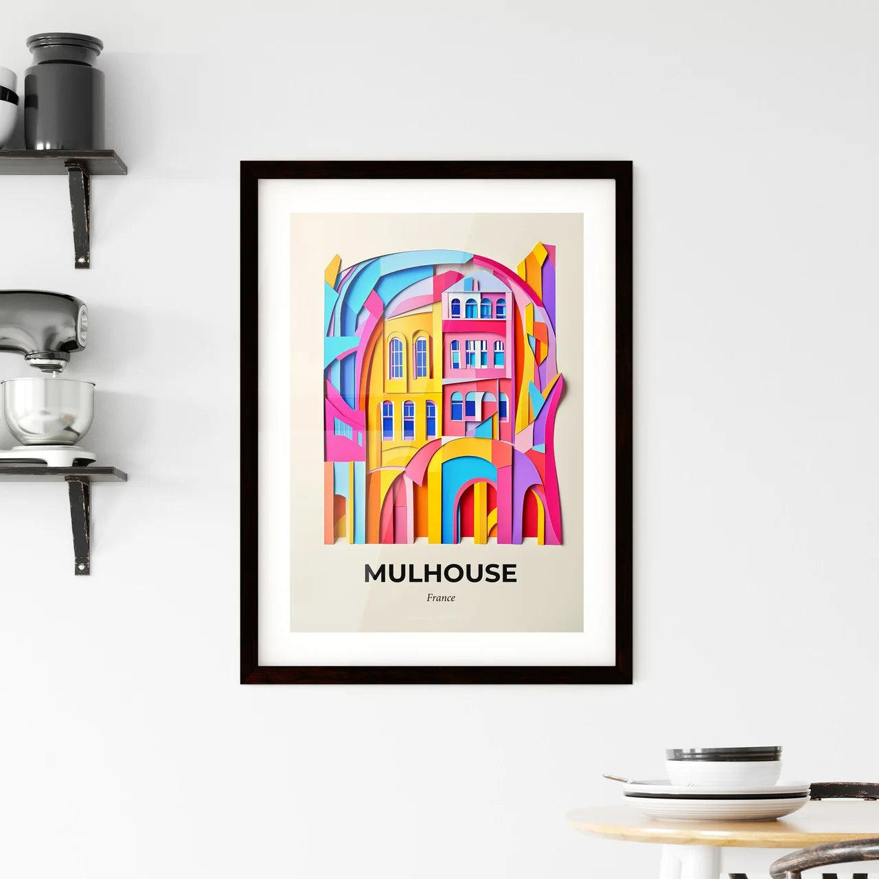 Vivid Mulhouse, France, Framed Wall Art