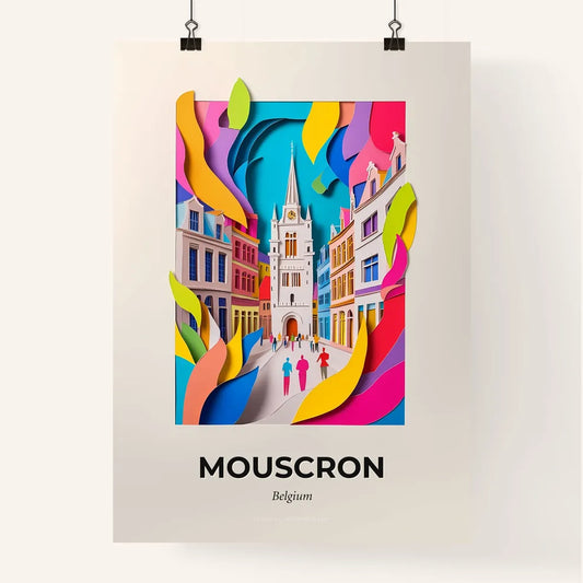 Vivid Mouscron , Belgium, Colorful Poster