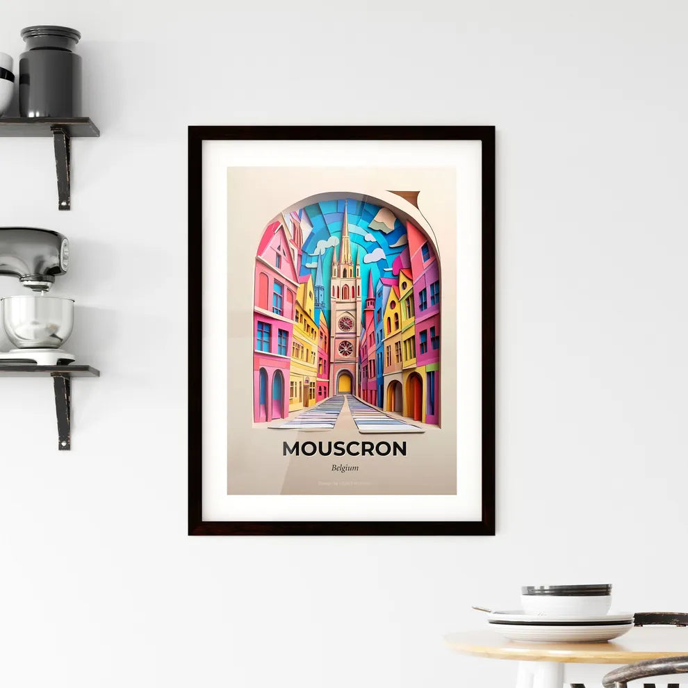 Vivid Mouscron , Belgium, Framed Wall Art