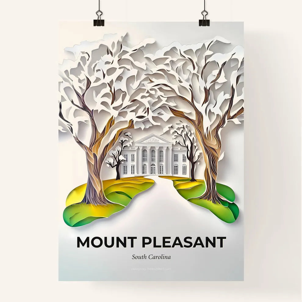 Vivid Mount Pleasant, South Carolina, Colorful Poster