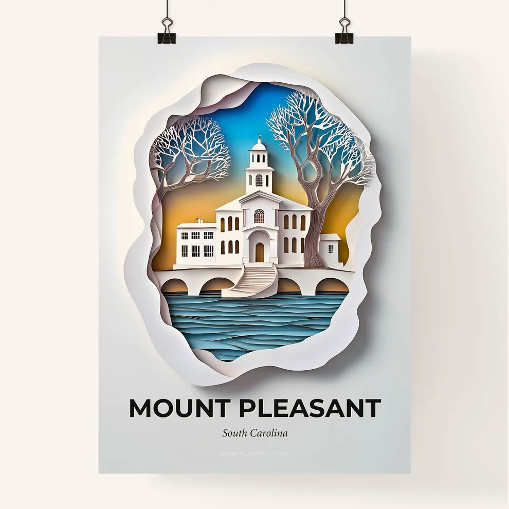 Vivid Mount Pleasant, South Carolina, Colorful Poster