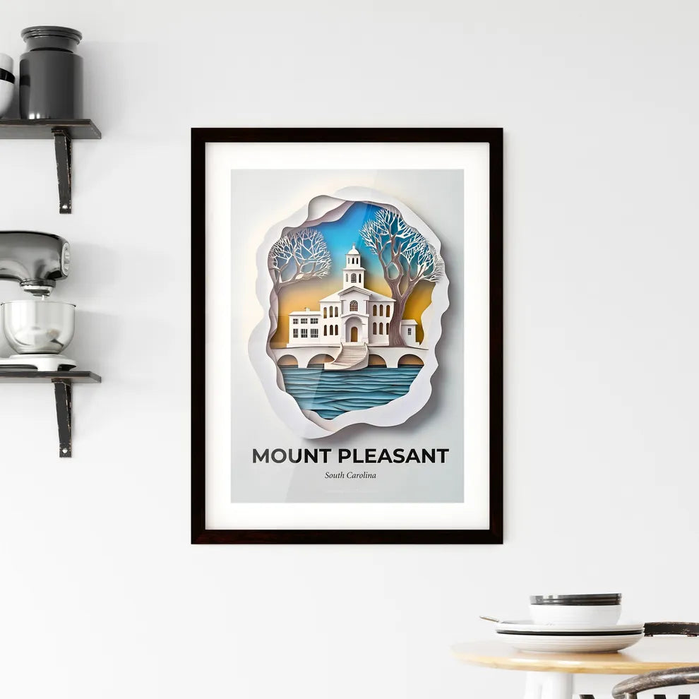 Vivid Mount Pleasant, South Carolina, Framed Wall Art