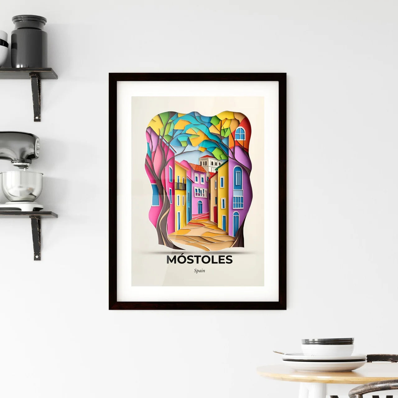 Vivid Móstoles, Spain, Framed Wall Art