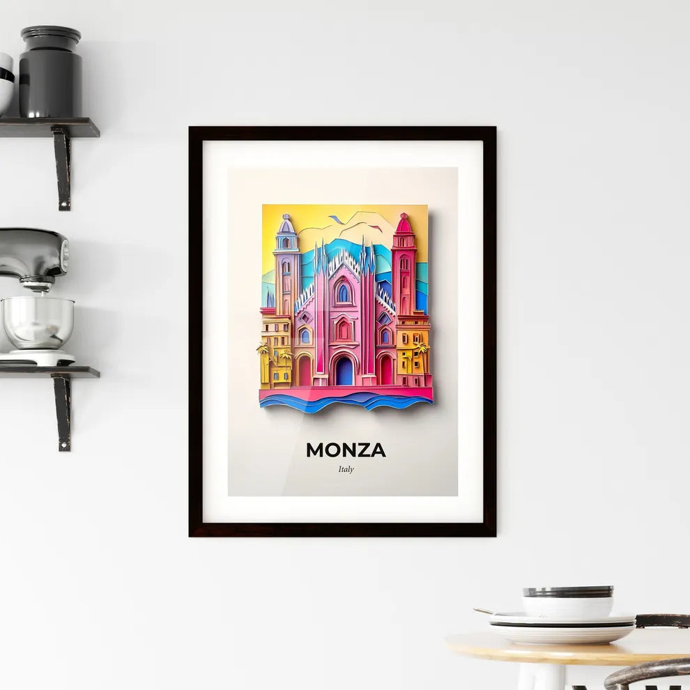 Vivid Monza, Italy, Framed Wall Art