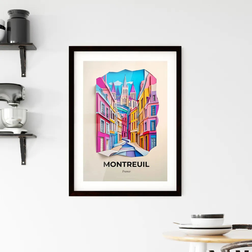 Vivid Montreuil, France, Framed Wall Art