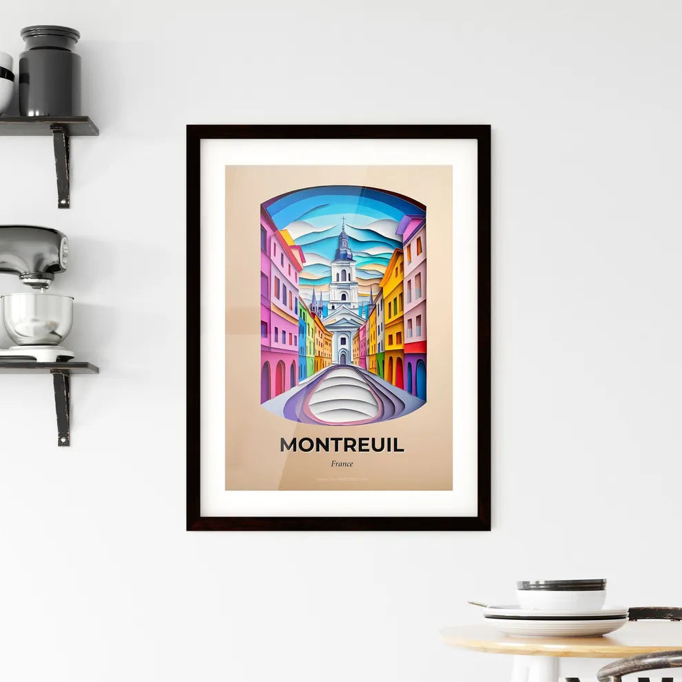 Vivid Montreuil, France, Framed Wall Art